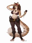  absurd_res ansart anthro big_breasts bikini breasts brown_hair clothing compass dreadlocks felid female gun hair handgun hi_res leopard mammal pantherine pirate pistol ranged_weapon slightly_chubby solo spots spotted_body swimwear weapon 