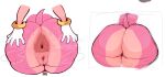  amy_rose anthro anus big_anus big_butt bodily_fluids butt clothing eulipotyphlan female genitals gloves gloves_only handwear handwear_only hedgehog huge_butt iaredumbo mammal mostly_nude multicolored_body musk pussy sega solo sonic_the_hedgehog_(series) spread_anus spread_butt spreading sweat sweaty_butt tail two_tone_body 