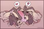  &lt;3 animal_genitalia animal_penis blush bodily_fluids canid canine canine_genitalia canine_penis erection feral generation_4_pokemon genital_fluids genitals group hi_res knot lagomorph licking lopunny male male/male mammal nintendo oral penile penis penis_lick pokemon pokemon_(species) precum sex tongue tongue_out trio vein veiny_penis wolfluffyfly 