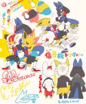  +_+ 3boys animal_ears animal_hands animal_nose arm_at_side arm_up arms_at_sides artist_name black_fur black_hakama black_jacket black_shorts blank_eyes blue_fur blue_pants body_fur bright_pupils buck_teeth character_name character_signature cinderace closed_eyes closed_mouth clothed_pokemon commentary_request cropped_legs english_text exhausted fang flat_color from_behind furry furry_male green_kimono hakama hand_up hands_in_pockets happy height highres hood hood_down hooded_jacket jacket japanese_clothes jolteon kiki_(431642) kimono kneehighs legs_together long_sleeves looking_at_another looking_at_viewer lucario lying_on_lap lying_on_person male_focus mixed-language_text multicolored_footwear multicolored_shirt multiple_boys multiple_views one_eye_closed open_mouth own_hands_together pants personification pokemon pokemon_(creature) rabbit_boy rabbit_ears rabbit_tail red_eyes red_hair shoes short_hair short_sleeves shorts signature smile snout soccer_uniform socks spiked_hair spikes sportswear squatting squiggle sweatband tail teeth translation_request two-tone_fur u_u white_background white_eyes white_fur white_hair white_jacket white_pupils white_socks wolf_boy wolf_ears wolf_tail wristband yellow_fur 