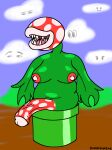  big_penis breasts cloud elemental_creature elemental_humanoid flora_fauna genitals gynomorph hi_res huge_penis humanoid hyper hyper_genitalia hyper_penis intersex mario_bros nintendo outside penis piranha_plant pixiecatsupreme plant plant_humanoid smile 