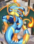  anthro aradortd big_breasts body_size_growth breasts building camel_toe chari-gal charizard city clothing destruction dragon eyes_closed female generation_1_pokemon hi_res holding_breast horn huge_breasts macro metroid motion_lines nintendo nipples non-mammal_breasts pokemon pokemon_(species) rubbing_pussy scalie size_transformation solo torn_clothing transformation wardrobe_malfunction wings zero_suit 