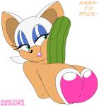  anthro bat big_breasts breasts cleavage clothed clothing female habbodude hi_res mammal pickle_(disambiguation) rouge_the_bat sega solo sonic_the_hedgehog_(series) squidapple 