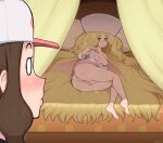  1girl absurdly_long_hair afrobull anus ass barefoot blonde_hair blush breasts caitlin_(pokemon) caught crotch_rub dress feet female_masturbation full_body hat highres legs long_hair long_sleeves masturbation open_mouth parted_bangs pokemon pokemon_(game) pokemon_bw pussy pussy_juice solo surprised sweat toes uncensored very_long_hair walk-in 