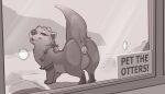  absurd_res carrot_(artist) female feral glory_hole hi_res mammal mustelid otter solo 