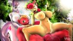 abdominal_bulge absurd_res accessory anthro anthrofied apple_bloom_(mlp) balls big_balls big_breasts big_macintosh_(mlp) bow_ribbon breasts female friendship_is_magic fur genitals green_eyes group hair_accessory hair_bow hair_ribbon hasbro hi_res male male/female my_little_pony nude red_body red_fur ribbons sweetie_belle_(mlp) trio white_body white_fur whiteskyline yellow_body yellow_fur 