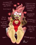  4_toes amy_rose anthro biped breasts dialogue feet female foot_fetish foot_focus hi_res looking_at_viewer sega skoufidios soles solo sonic_the_hedgehog_(series) talking_to_viewer toes 