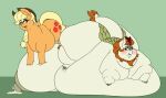  absurd_res applejack_(mlp) areola asian_mythology autumn_blaze_(mlp) belly big_belly big_butt big_teats blonde_hair blush bodily_fluids butt chinese_mythology chubby_cheeks clothing cloven_hooves coatieyay cowboy_hat cutie_mark digital_media_(artwork) earth_pony east_asian_mythology equid equine female feral freckles friendship_is_magic fur green_areola green_body green_eyes green_fur green_nipples green_scales green_tail hair hasbro hat headgear headwear hi_res hooves horn horse huge_butt huge_teats hyper hyper_belly hyper_butt hyper_teats kirin lactating larger_female larger_feral mammal milk morbidly_obese morbidly_obese_female morbidly_obese_feral my_little_pony mythology nipples obese obese_female obese_feral orange_body orange_fur orange_hair overweight overweight_female overweight_feral pony red_horn scales size_difference smaller_female smaller_feral tail tail_tuft teats thick_tail thick_thighs tuft wide_hips yellow_eyes yellow_tail 