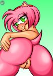  absurd_res accessory amy_rose anthro anus breasts brush brushing butt butt_grab eulipotyphlan female fur genitals green_eyes hair hair_accessory hand_on_butt hedgehog hi_res looking_at_viewer looking_back looking_back_at_viewer mammal nude pink_body pink_fur pink_hair pussy sega sirjzau solo sonic_the_hedgehog_(series) 