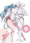  absurd_res akeno_(itsnafulol) anthro anthro_penetrated areola balls big_breasts bikini blue_hair blush bodily_fluids boss_monster bovid breast_play breast_suck breastfeeding breasts caprine clothed clothed/nude clothing cum cum_in_pussy cum_inside female female_penetrated genital_fluids genitals gynomorph gynomorph/female gynomorph_penetrating gynomorph_penetrating_female hair hi_res holding_breast huge_breasts human human_on_anthro human_penetrating human_penetrating_anthro impregnation intersex intersex/female intersex_penetrating intersex_penetrating_female interspecies lemonbizate_(artist) mammal nude ovum penetration penile penile_penetration penis penis_in_pussy pussy sex sperm_cell sucking swimwear toriel undertale undertale_(series) vaginal vaginal_penetration 