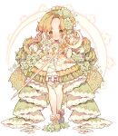  artist_name blonde_hair blush blush_stickers bow braid cancer_(zodiac) cape chibi closed_mouth crescent crescent_print crescent_tattoo dress english_commentary eyelashes flower forehead_tattoo frilled_dress frilled_sleeves frilled_wrist_cuffs frills gradient_hair green_bow green_dress green_eyes green_hair green_wrist_cuffs hair_bow hair_flower hair_ornament highres holding holding_sword holding_weapon knight layered_dress littlebluemuffin long_hair looking_at_viewer moon multicolored_clothes multicolored_dress multicolored_hair multiple_hair_bows orange_bow orange_cape original painttool_sai_(medium) parted_bangs petals photoshop_(medium) short_dress short_sleeves smile sparkle star_(symbol) star_print striped striped_bow sword thighhighs transparent_background twin_braids waist_bow watermark weapon white_bow white_dress white_flower white_hair white_thighhighs yellow_bow yellow_dress zodiac 