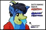  anthro blue_body brown_eyes clothing dany_(dtbs63) dtbs63 generation_5_pokemon hair looking_at_viewer male male/male meme nintendo pokemon pokemon_(species) scalie servine solo upset 