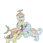  1:1 female feral generation_1_pokemon generation_4_pokemon group hi_res male male/female nintendo pokemon pokemon_(species) renthekatoran squirtle trio turtwig 