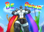  2023 abs absurd_res akamai ambiguous_species anthro barazoku biceps big_bulge big_muscles bovid bovine bulge canid canine cetacean character_name clothed clothing cloud day dolphin english_text flag group hair hi_res holding_flag holding_object horn huge_bulge huge_muscles jockstrap khayen lgbt_history_month lgbt_pride looking_at_viewer looking_down looking_down_at_viewer low-angle_view male mammal marine muscular muscular_anthro muscular_male narrowed_eyes navel neckwear nipples obliques oceanic_dolphin orca outside pecs pride_color_clothing pride_color_flag pride_color_jockstrap pride_color_text pride_color_underwear pride_colors quads rainbow_flag rainbow_pride_colors rainbow_pride_flag rainbow_symbol serratus sky smile solo_focus text text_on_clothing text_on_jockstrap text_on_underwear thick_thighs toothed_whale topless topless_anthro topless_male underwear url walking 