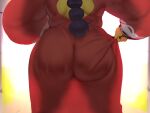  absurd_res anthro big_butt butt clothing female forastero goblin hi_res huge_butt humanoid jazel_(forastero) slightly_chubby solo translucent translucent_clothing 