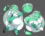  absurd_res big_breasts big_butt blush blush_lines breasts butt eyes_closed female goo_creature goo_humanoid green_body hi_res holding_breast huge_breasts huge_butt huge_thighs humanoid hyper hyper_breasts hyper_butt hyper_thighs obese obese_female obese_humanoid open_mouth overweight overweight_female overweight_humanoid rear_view slime smile solo space spacesuit thick_thighs veryfilthything white_eyes 