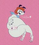  absurd_res anthro anus butt erica_(disney) female genitals hi_res nude paws pussy solo spread_butt spreading sweatybeanss tagme 