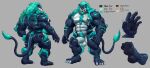  2023 4_toes 5_fingers abs absurd_res anthro arm_tuft back_muscles balls biceps blue_body blue_fur body_hair butt calf_tuft chest_tuft claws color_swatch elbow_tuft esganoth facial_scar feet felid finger_claws fingers flexor_carpi fur genitals green_hair hair hairy_balls happy_trail hi_res lion male mammal mane model_sheet multicolored_body multicolored_fur muscular_thighs name_tag navel nipple_piercing nipple_ring nipples obliques pantherine pawpads pecs penis piercing pubes quads red_scar ring_piercing scar shoulder_tuft solo stripes tag tail tail_tuft thigh_tuft toe_claws toes triceps tuft two_tone_body two_tone_fur tyrus_(areinf88) vein veiny_penis yellow_eyes 