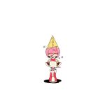  2023 amy_rose anthro clothing dunce_cap eulipotyphlan eyes_closed female fur happy hat headgear headwear hedgehog hi_res mammal meme pink_body pink_fur sega shitpost simple_background smile solo sonic_the_hedgehog_(series) spinstellar white_background 