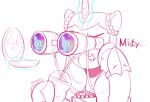  binoculars compact cross-popping_vein drinking equid equine female food hasbro hi_res horn mammal marenlicious misty_(g5) mlp_g5 my_little_pony opaline_(mlp) popcorn straw unicorn 