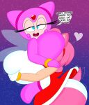  &lt;3 2023 3barts 4k absurd_res accessory amy_rose anthro big_breasts big_butt blue_eyes bouncing_breasts bouncing_butt breast_jiggle breast_squish breasts bubble_butt butt butt_grab butt_jiggle butt_squish clothing cosmic_background curvaceous curvy_figure detailed_background dialogue digital_drawing_(artwork) digital_media_(artwork) dress duo embrace english_text eulipotyphlan eyelashes face_in_breasts fairy female female/female fingers fur gloves hair hair_accessory hairband hand_on_butt handwear hedgehog hi_res hourglass_figure hug huge_breasts huge_butt humanoid jiggling looking_at_viewer lumina_flowlight mammal motion_lines multicolored_body multicolored_fur open_mouth panties pink_body pink_fur pink_hair sega small_waist smile smug sonic_shuffle sonic_the_hedgehog_(series) space space_background squish tail tail_motion tailwag tan_body tan_fur tan_skin text thick_thighs tongue two_tone_body two_tone_fur underwear voluptuous white_clothing white_panties white_underwear wide_hips wings 