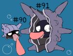  ambiguous_gender cloyster digital_media_(artwork) feral generation_1_pokemon genitals hashtag id_number male nintendo number open_mouth oral penis pokemon pokemon_(species) secretsableye shellder tongue tongue_out 