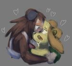  &lt;3 after_kiss animal_crossing anthro apron big_breasts black_eyes bodily_fluids breasts brown_body brown_fur canid canine canis cleavage clothed clothing domestic_dog duo eulipotyphlan female floppy_ears freckles fur green_clothing green_topwear grey_background hedgehog hi_res isabelle_(animal_crossing) kissing lop_ears mammal nintendo open_mouth orange_body orange_fur sable_able saliva saliva_string shih_tzu simple_background tan_body tan_fur terrehaute topwear toy_dog undressing yellow_body yellow_fur 