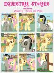  absurd_res alice_goldenfeather_(estories) black_border border building cutie_mark dialogue discord_(mlp) ears_down ears_up equid equine estories eyes_closed fake_cutie_mark female feral fluttershy_(mlp) flying folded_wings friendship_is_magic frown group hasbro hi_res horn male mammal my_little_pony nervous outside pegasus pivoted_ears plant ponyville shrub side_glance spread_wings trio uncertain unicorn wings 