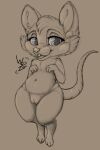  absurd_res anthro blue_eyes don_bluth female genitals hi_res looking_away mammal mouse mrs._brisby multi_nipple murid murine nipples open_mouth pussy rodent sketch solo the_secret_of_nimh thick_thighs whiskers wolps 