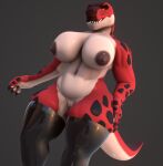  anthro big_breasts breasts claws delbi3d digital_media_(artwork) dinosaur extinct fangs female genitals nipples nude pupils pussy red_body red_sclera reptile scalie simple_background slit_pupils solo solo_focus teeth theropod tyrannosaurid tyrannosaurus tyrannosaurus_rex yellow_eyes 
