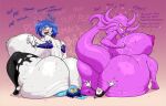  ahegao alien alien_humanoid animal_humanoid antennae_(anatomy) anthro areola arthropod big_breasts big_butt black_body black_eyes blue_body blue_hair blush bodily_fluids bracelet breasts butt butt_smother clenched_teeth clothing daredemon7000 diana_(daredemon7000) dipteran ed_(megabippy) english_text exclamation_point female gloves grey_areola grey_nipples group hair handwear hi_res huge_breasts huge_butt human humanoid insect jewelry lagomorph lagomorph_humanoid larger_female larger_human larger_humanoid legwear leporid_humanoid looking_pleasured male male/female mammal mammal_humanoid nipple_piercing nipples nude onomatopoeia open_mouth piercing profanity purple_areola purple_body purple_eyes purple_nipples rabbit_humanoid relle sitting_on_another size_difference smaller_anthro smaller_humanoid smaller_male smothering sound_effects spiked_bracelet spikes sweat sweaty_butt teeth text thigh_highs tiddy_(megabippy) tongue tongue_out white_body white_skin yellow_sclera 