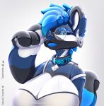  animate_inanimate anthro big_breasts big_tail breasts elysianelly female glistening glistening_body hi_res huge_breasts huge_tail hyena inflatable inflatable_transformation inflating inflation living_inflatable mammal rubber shepard_(vakarian017) solo tail 