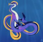  absurd_res aquatic_dragon dragon eastern_dragon feral hi_res kierkieran male marine sea solo water 