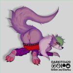  anthro butt canid canine canis clothing darkito420 digital_media_(artwork) ear_piercing female five_nights_at_freddy&#039;s five_nights_at_freddy&#039;s:_security_breach foot_fetish fur genitals hair hi_res looking_at_viewer machine mammal nude paws piercing pussy robot roxanne_wolf_(fnaf) scottgames simple_background smile solo steel_wool_studios tail wolf yellow_eyes 