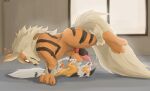  &lt;3 absurd_res amber_eyes animal_genitalia animal_penis arcanine balls big_dom_small_sub bodily_fluids canine_genitalia canine_penis cum cum_trail dominant dominant_feral dominant_male duo dusk_lycanroc exclamation_point feral feral_on_feral generation_1_pokemon generation_7_pokemon genital_fluids genitals green_eyes hi_res imminent_oral imminent_sex leaking_precum lycanroc male male/male nintendo open_mouth penis penis_on_face penis_size_difference pokemon pokemon_(species) precum precum_string presenting raised_leg size_difference standing_over submissive submissive_feral submissive_male surprise tarkish 