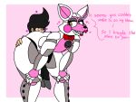 anal animatronic anthro big_butt butt canid canine clothed clothing digital_media_(artwork) duo enderbendr enderman evander_(endrslendr) female five_nights_at_freddy&#039;s fox funtime_foxy_(fnaf) hair human machine male mammal microsoft minecraft mojang oral rimming robot scottgames sex simple_background smile text thick_thighs white_body wide_hips xbox_game_studios yellow_eyes 