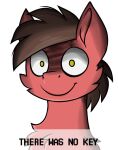  2022 alpha_channel banned_from_equestria big_brian brown_hair earth_pony equid equine fan_character feral fur hair hasbro horse humor male mammal meme my_little_pony pegacousin pony pupils red_body red_fur sinister_smile small_pupils smile solo 