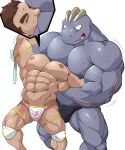  anthro armpit_sniffing bodily_fluids clothed clothing duo forced generation_1_pokemon hi_res human machoke maldu male male/male mammal muscular muscular_anthro muscular_human muscular_male musk nintendo pokemon pokemon_(species) simple_background sleeper_hold sniffing standing sweat topless topless_male white_background wrestling wrestling_briefs wrestling_outfit 
