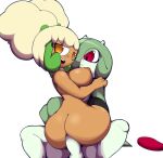  absurd_res alpha_channel anal big_breasts big_butt blush blush_lines breasts butt duo female gardevoir generation_3_pokemon generation_5_pokemon genitals greepurl hi_res looking_at_breasts looking_at_viewer male male/female nintendo nude penis pokemon pokemon_(species) sex simple_background thick_thighs transparent_background whimsicott 