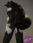  3d_(artwork) 4k 9:16 absurd_res anal anal_penetration anthro anus blender_(software) border_collie breasts butt butt_grab buttplug canid canine canis collie curvy_figure digital_media_(artwork) domestic_dog female fur genitals hair hand_on_butt herding_dog hi_res looking_at_viewer looking_back mammal nipples nude object_in_ass pastoral_dog penetration plug_(sex_toy) presenting presenting_hindquarters pussy rosa_bursyoji rosecreates sex_toy sex_toy_insertion sheepdog simple_background smile smiling_at_viewer solo tail white_body white_fur 