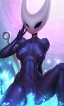  4_fingers anthro arachnid arthropod artist_name athletic athletic_female black_body blush breasts clitoral_hood collar collar_only detailed_background exoskeleton female fingers genitals hand_behind_back hand_on_face hi_res hollow_knight hornet_(hollow_knight) humanoid_genitalia humanoid_pussy looking_at_viewer navel nipples non-mammal_breasts non-mammal_navel non-mammal_nipples nude on_ground one_eye_closed penetration presenting presenting_pussy purple_nipples purple_pussy pussy segmented_body small_breasts solo spider spread_legs spreading team_cherry twitter twitter_logo vaginal vaginal_penetration w4g4 weapon 