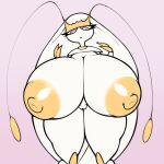  absurd_res antennae_(anatomy) anthro areola big_breasts blue_pupils breasts female generation_7_pokemon genitals hi_res huge_breasts hyper hyper_breasts nintendo nipples nude pheromosa pokemon pokemon_(species) pupils purple_eyes pussy solo thick_thighs ultra_beast virito white_body yellow_areola yellow_nipples 