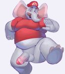  absurd_res animal_genitalia animal_penis chubby_male don elephant elephant_mario elephant_penis elephantid genitals hi_res lgbt_pride little_peni male male/male mammal mario_bros nintendo penis proboscidean sex slightly_chubby 