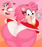  2023 3barts absurd_res accessory alternate_costume amy_rose anthro big_breasts big_butt black_pupils bouncing_breasts bouncing_butt breast_jiggle breasts bubble_butt butt butt_focus butt_jiggle classic_amy_rose classic_sonic_(universe) clothing curvaceous curvy_figure dialogue digital_drawing_(artwork) digital_media_(artwork) dress english_text eulipotyphlan eyelashes female fingers fur gloves hair hair_accessory hairband handwear hedgehog hi_res hourglass_figure huge_breasts huge_butt jiggling looking_at_butt looking_at_own_butt looking_back mammal motion_lines multicolored_body multicolored_fur open_mouth panties pink_body pink_fur pink_hair pupils rear_view sega short_tail simple_background small_waist solo sonic_the_hedgehog_(series) tail tail_motion tailwag tan_body tan_fur text thick_thighs thigh_jiggle tongue two_tone_body two_tone_fur underwear voluptuous white_clothing white_panties white_underwear wide_hips 