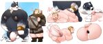  anal anal_penetration anthro anthro_penetrating anthro_penetrating_human anthrofied anus balls beard big_balls big_butt big_dom_small_sub big_muscles big_nipples big_pecs big_penis black_body black_fur blonde_hair bodily_fluids butt canid canine canis cum cum_drip cum_in_ass cum_inside doggystyle dominant dominant_anthro dominant_male dripping duo ejaculation facial_hair final_fantasy final_fantasy_xvi from_behind_position fur gaping gaping_anus genital_fluids genitals goetz hair hi_res human human_on_anthro human_penetrated internal interspecies kayashima_soru larger_anthro larger_male leaking_cum male male/male male_penetrated male_penetrating male_penetrating_male mammal multicolored_body multicolored_fur musclegut muscular muscular_anthro muscular_human muscular_male nipples nude oral pecs penetration penile penile_penetration penis penis_in_ass rimming sex signature size_difference smaller_human smaller_male smaller_penetrated square_enix submissive submissive_human submissive_male torgal_(final_fantasy_xvi) white_body white_fur wolf 