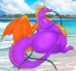  activision belly belly_inflation big_belly big_butt butt digital_media_(artwork) dragon feral filling_(disambiguation) hi_res horn hose hose_inflation huge_butt hyper hyper_belly hyper_butt inflatable inflation invalid_tag liquid_inflation male nneru_em outside overweight overweight_male solo spyro spyro_the_dragon water water_inflation wings 