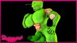  3d_(artwork) anthro big_pecs digital_media_(artwork) dragon_ball dragon_ball_z dragonballsuper hi_res male male/male muscular muscular_male namekian pecs piccolo shinyagaia solo source_filmmaker 