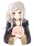  fire_emblem fire_emblem_awakening highres holding jiro_baji kirby kirby_(series) light_smile non-web_source robin_(female)_(fire_emblem) robin_(fire_emblem) sleeping twintails white_hair 