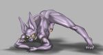  alien anthro ass_up balls beerus bodily_fluids claws dagantfus_(artist) domestic_cat dragon_ball dragon_ball_super felid feline felis genital_fluids genitals hairless hairless_cat hi_res leaking_precum looking_at_viewer male mammal muscular muscular_anthro muscular_male muscular_thighs penis precum solo sphynx_(cat) yellow_eyes 