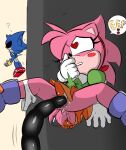  &lt;3 &lt;3_eyes anthro blush classic_amy_rose classic_sonic_(universe) clothed clothing clothing_around_one_leg duo english_text eulipotyphlan female hedgehog hi_res jupiterorange machine mammal metal_sonic one_eye_closed panties panties_around_one_leg panties_down partially_clothed robot sega sex solo_focus sonic_the_hedgehog_(series) source_request tentacle_sex tentacles text underwear underwear_around_one_leg underwear_down vaginal 